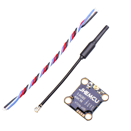JHEMCU VTX16-400 5.8G 40CH 25/100/200/300/400mW Montering 20*20mm Tramp VTX FPV-sändare För FPV RC Racing Drönare