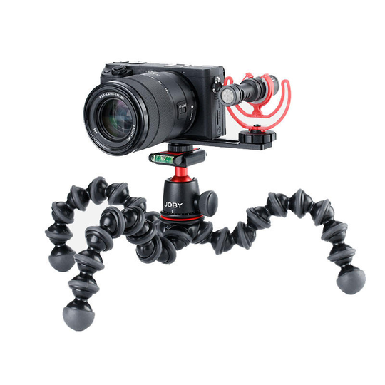 Ulanzi PT-5 Mikrofonfäste Plattfäste Hållare Förlängningsstång med kallsko 1/4-20 stativhål för DSLR-kamera