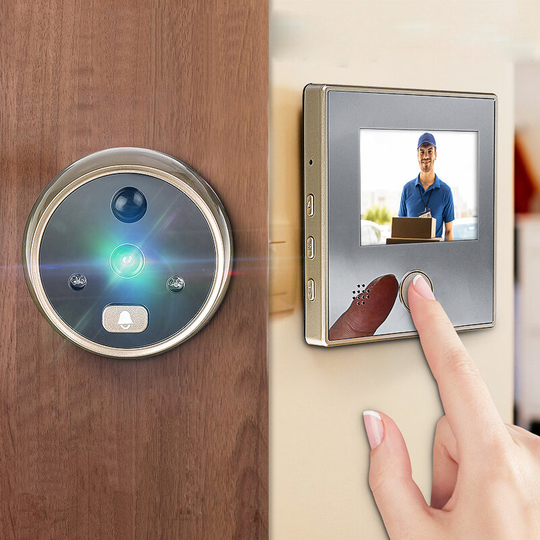 3-tums LCD Wired Digital Peephole Viewer 120 ° Door Security Doorbell videokamera
