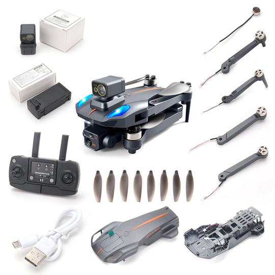 XKJ K911 Max RC Drönare Quadcopter Reservdelar Propeller/Axelarm/USB Laddkabel/Kåpa skal/Motor