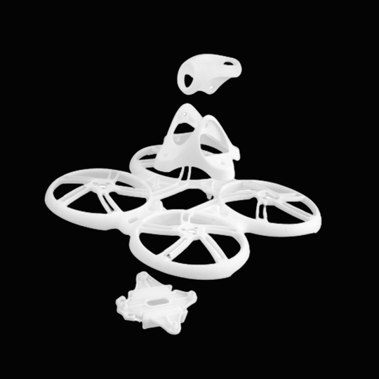 Emax Tinyhawk III FPV Racing Drone reservdel 76 mm ramsats kapell