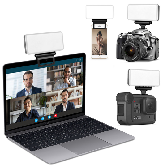 Z1 Professional 3 ljuslägen 2600-6000K steglöst justerbar mini digital fyllningslampa