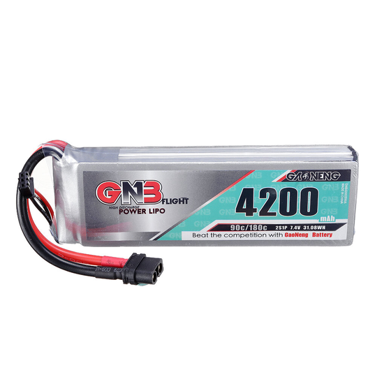 Gaoneng GNB 7.4V 4200mAh 90C 2S Lipo Batteri XT60 / XT90/T Plug för FPV RC Racing Drone