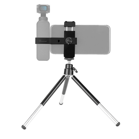 Bakeey Handheld Gimbals Clamp Holder Mount Tripod Bracket w 1/4 3-Axis Stabilizer for OSMO POCKET PTZ Mobile