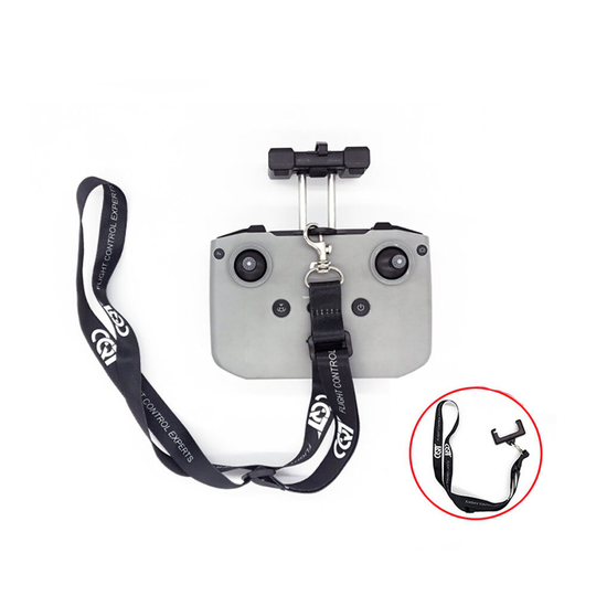 Fjärrkontroll sändare halsremmontering hängande snoddbältesfäste för DJI Mini 2/Mavic Air 2/AIR 2S RC Drone