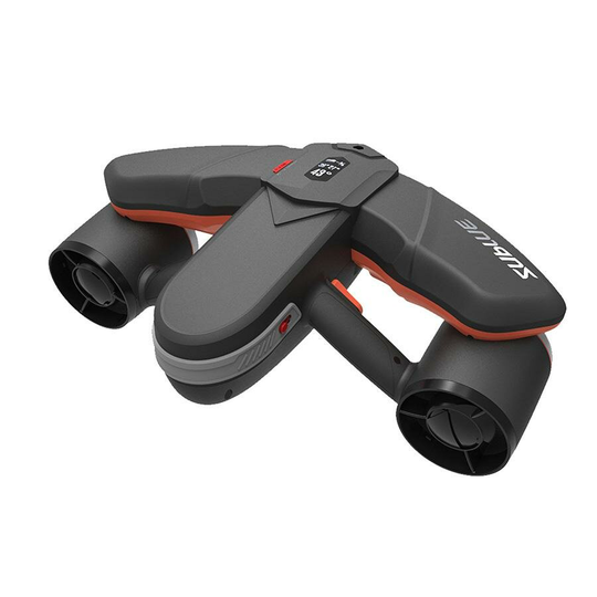 Sublue Navbow Seabow Smart Underwater Scooter Drone med Action Camera Mount OLED Display Vattentät 40m Vattensporter Sim