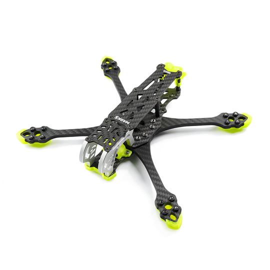 GEPRC GEP-MK5 225 mm Axelavstånd 5 mm Armtjocklek Kolfiber X Typ Ramsats för Mark5 HD RC Drone FPV Racing