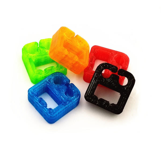 5PCS RC Drone TPU Balanslederhållare Spänne 12,5 * 13,3 * 5mm För 2S Lipo batteri