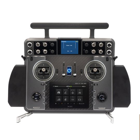 FrSky Tandem XE 900MHz / 2,4GHz Dual-Band Hall Sensor Gimbals med 3-axlig Gimbal Extender 4,3-tums Dual-Screen Color Dis