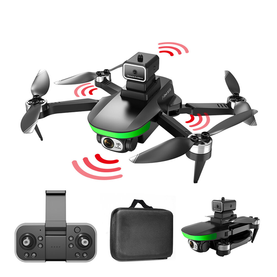 LSRC-S5S 2,4G WIFI FPV Med 6K HD Dual Camera 18 min flygtid Optisk flödespositionering Borstlös hopfällbar RC Drone Quad