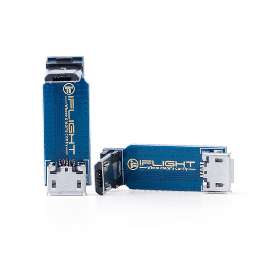 L Typ Micro USB Transfer Extension Module Kabel Kvinna till Man för RC Drone FPV Racing