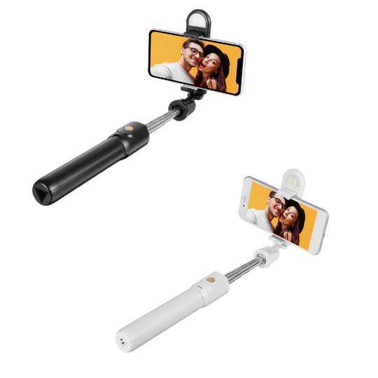 Selfiesticka med ringljus