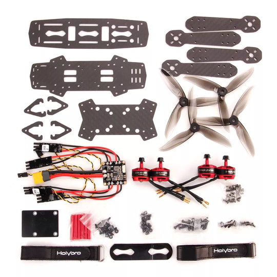 Holybro QAV250 ARF Kit 250mm hjulbas ramsats m/2206 KV2300 Motor BLHeli S 20A ESC FPV Racing RC Drönare