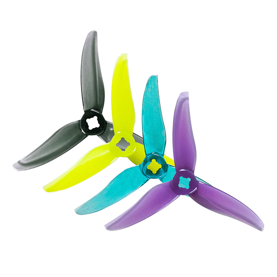 2Pairs Gemfan Hurricane 3520 3-blad 3,5 tums propeller 1,5 mm monteringshål för FPV Racing RC Drone