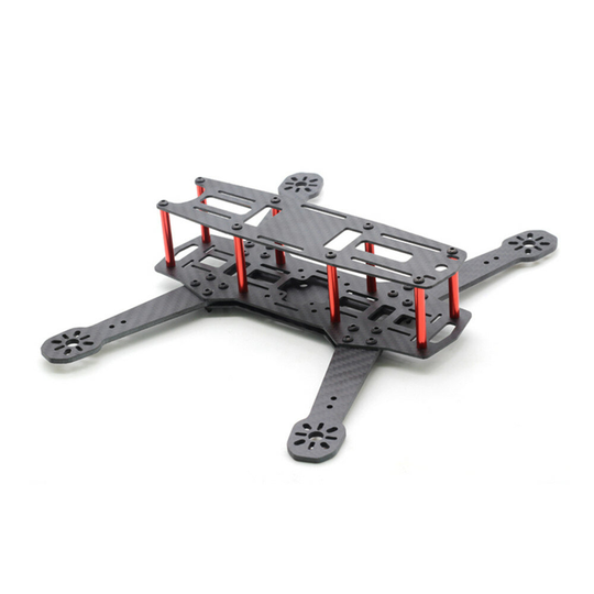 Ny ZMR250 250mm hjulbaserad Carbon Fiber FPV Racing Ramkit för RC Drone