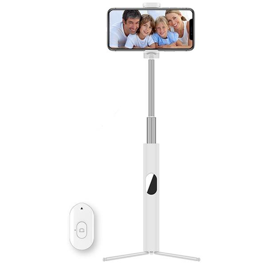 Bakeey L02 3 i 1 fjärrkontroll Bluetooth-stativ Selfie Stick för iPhone X 8 Oneplus 5t 6