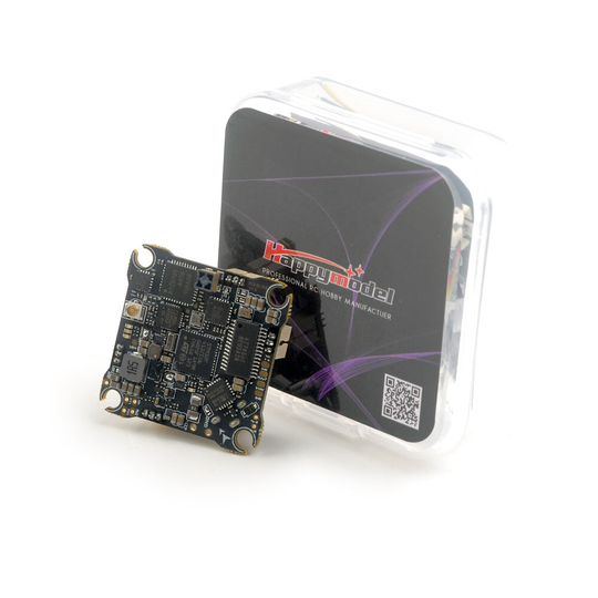 25,5x25,5mm Happymodel X12 5in1 AIO Flight Controller 1-2S Inbyggd 12A ESC 5,8G 48CH OPENVTX-mottagare för FPV RC Racing