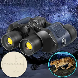 60 X 60 mm Binoculars Lenses Night Vision in Low Light Portable Lightweight High Magnification 100/1000 m Multi-coated BAK4 Camping / Hiking Hunting Fishing / Bird watching Lightinthebox