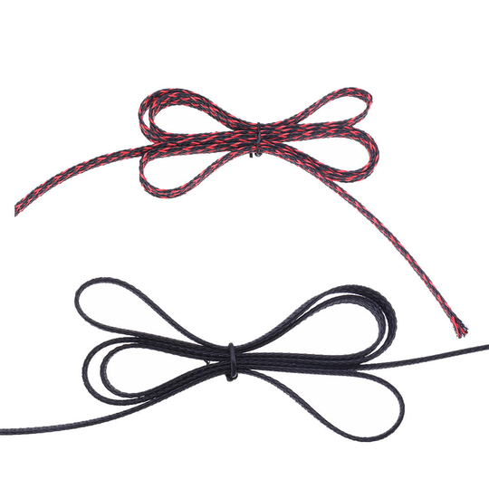 1M Diameter 6mm PET Polyester Flätad Trådrör DIY RC Motor ESC Wire Kabellinje Skyddskåpa för RC Drone
