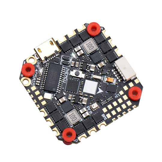 25,5x25,5mm JHEMCU GHF405AIO Pro F4 OSD Blackbox Flight Controller med 5V 10V BEC Output AIO 40A BLheli_S 4in1 Borstlös
