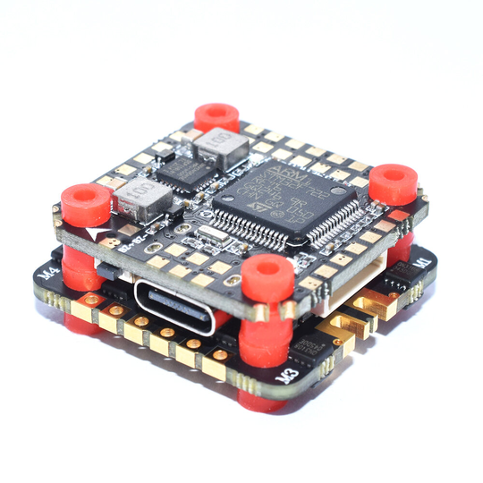 20x20mm JHEMCU Betaflight F7-XSD Pro F7 Flight Controller w / 5V 10V BEC & EM20A 20A / EM40A 40A 2-6S BL_S 4in1 Borstlös