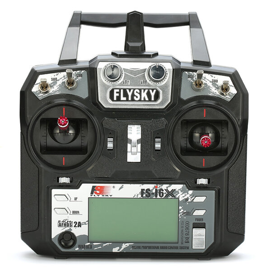FlySky FS-i6X i6X 10CH 2,4GHz AFHDS 2A RC-radiosändare med FS-iA10B-mottagare för FPV RC Drone Engineering Vehicle Boat