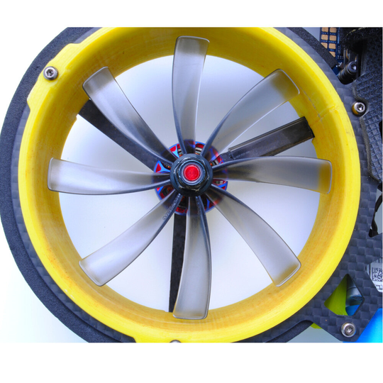 HQProp Duct 76mmx8 76mm 8-Blade Propeller 5mm Axel för CineWhoop RC Drone FPV Racing