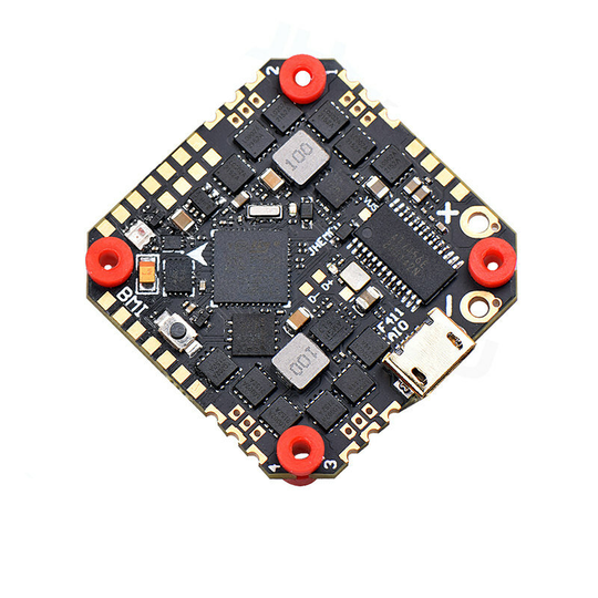 25,5x25,5mm GHF411AIO BMI F4 OSD Blackbox Flygkontrollant med 5V 10V BEC AIO 40A BLheli_S 4In1 ESC Support Analog Digita