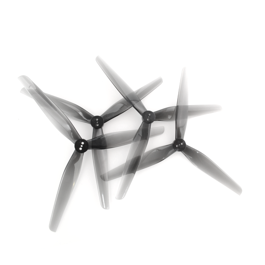 2 par HQProp T6X2.5X3 6 tums 3-blad ljusgrå polykarbonatpropeller CW CCW för RC Drone FPV Racing Multirotor