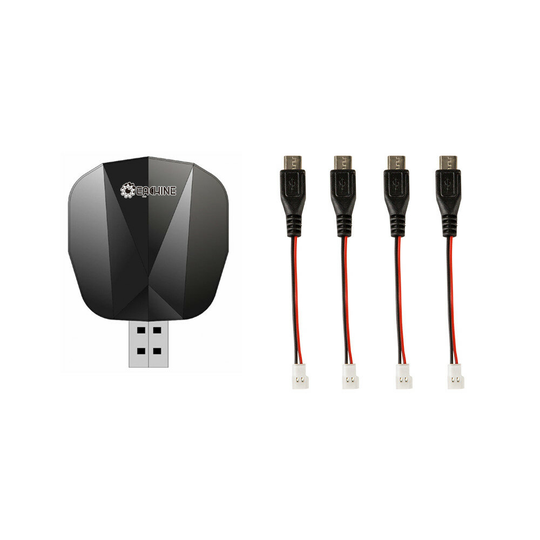 Everyine E520 E520S RC Drone Quadcopter reservdelar 4-IN-1 USB-laddningsbox med 4 st Android Adapterkabel