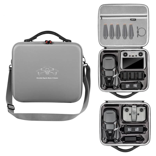STARTRC Bärbar Vattentät Förvaring Axelväska Handväska Bärbox Fodral för DJI Mavic 3 Classic RC RC-N1 Controller Drone