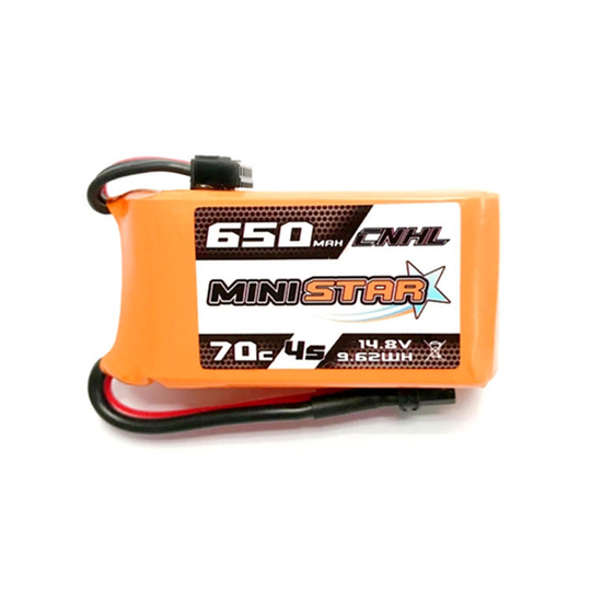 CNHL MiniStar 650mAh 14,8V 4S 70C Lipo Batteri XT30U Plug för 3 tum FPV RC Drone
