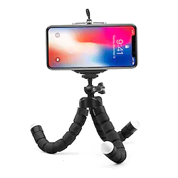Phone Mini Tripod Premium Portable Flexible and Adjustable Mobile Phone Tripod Stand Compatible with iPhone Samsung Go Pro, Small Digital Camera Lightinthebox