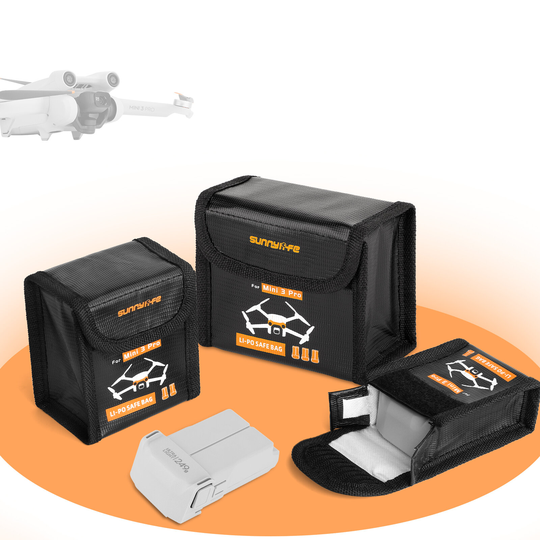 Sunnylife LiPo-batteri Explosionssäker förvaring Säkerhetsskyddsväska för DJI Mini 3 PRO RC Drone Quadcopter