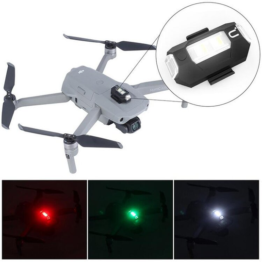 Ulanzi DR-02 uppladdningsbar nattfluga LED varningslampa AntiCollision Strobe Blinker för DJI Mavic 2 / Air 2 Drone