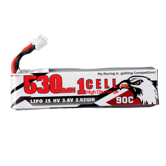 CODDAR 3.8V 530mAh 90C 1S Lipo Batteri PH2.0 Plug för RC Racing Drone