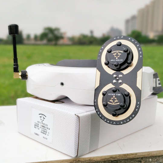 MAPLE Wireless 5.8Ghz 11dBi RHCP FPV-antenn SMA för RC Drone Fatshark Eachine Skyzone Glasögon