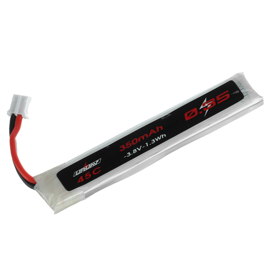 URUAV 3.8V 350mAh 45C 1S LiPo Batteri PH2.0 Plug för RC Drone