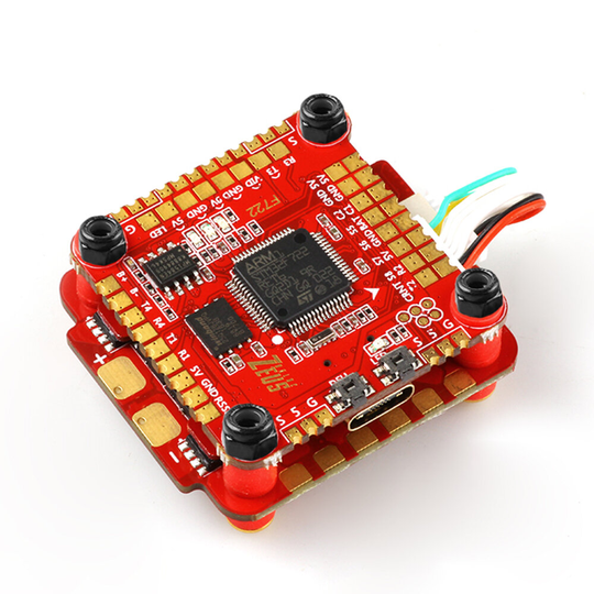 30.5x30.5mm HGLRC Zeus F748 Stack F722 F7 OSD 3-6S Flight Controller w/ 5V 9V BEC & 48A BL_S 4in1 Borstfritt ESC-stöd Ca