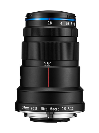 Laowa 25mm f/2.8 ultra macro 2.5-5x (sony fe) -objektiivi