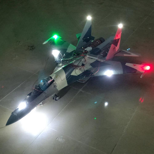 Simulering Navigationslampa Lampor 2S-3S Spänningsdukt LED-lampa för RC Fixed Wing Aircraft RC Drone
