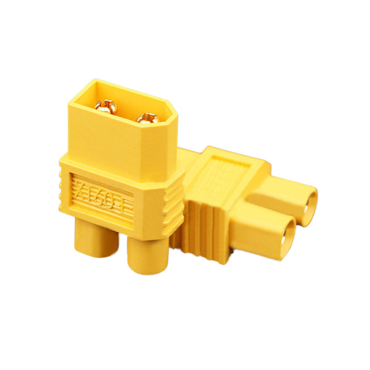 10 STK Amass XT60-E Anslutning XT60 Hane Plug till EC3 Hona Converter Adapter Plug för RC Drone Batteri