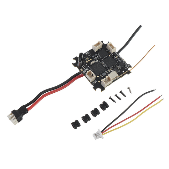 Happymodel Mobula6 reservdel Crazybee F4 Lite 1S flygkontroll AIO 5A BLheli_S ESC & mottagare & 40CH 25mW VTX för Whoop