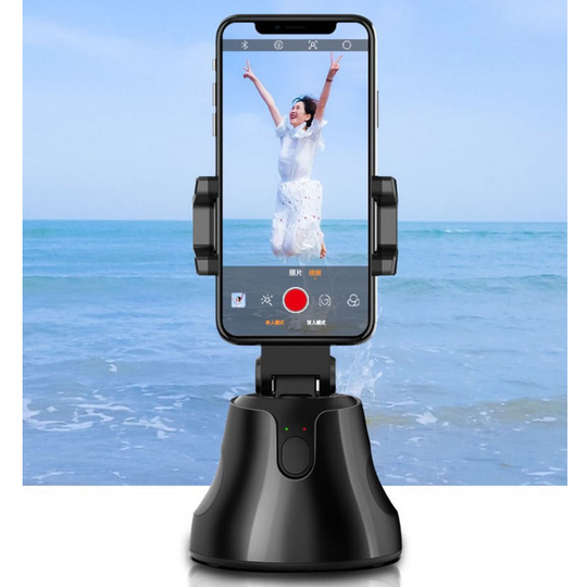 Bakeey 360 ° Smart Tracking Gimbal USB-laddning Intelligent Tracking Shooting Holder Kompatibel med iPhone 12 12Pro Huaw
