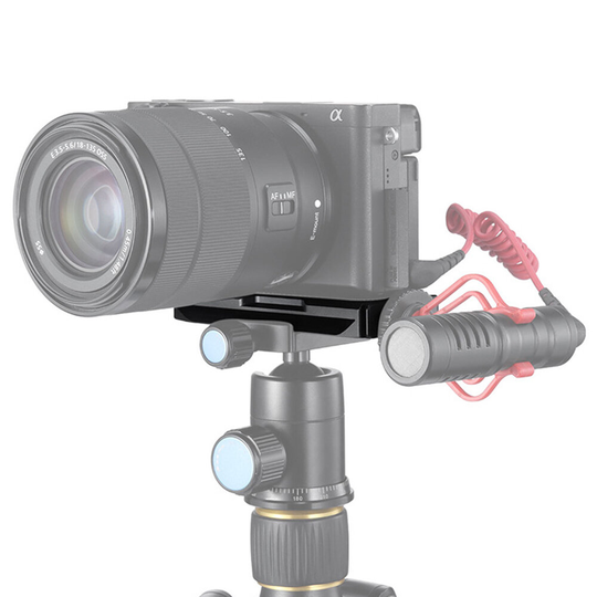 UURig R020 Horisontell vertikal snabbutlösningsplatta med kall skofäste för DSLR-kamera