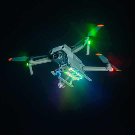 STARTRC LED Night Flight Heighten Vikbar landningsställ med Flash ljus för DJI Air 2S / Mavic AIR 2 RC Drone