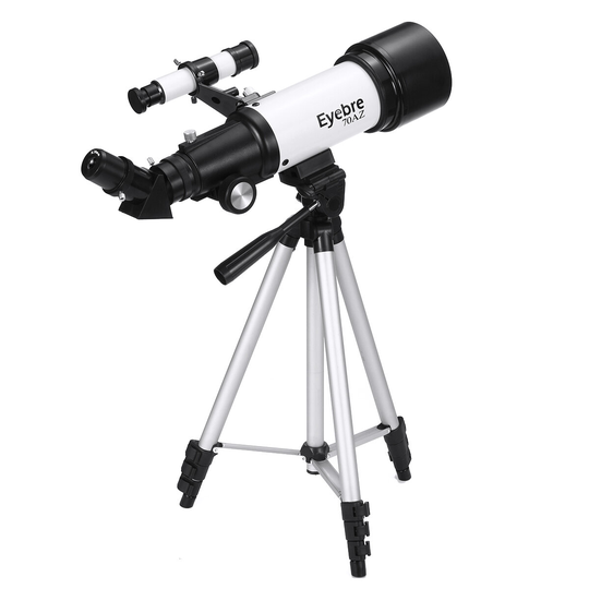 Portabel 336X Reseteleskop ObservationsplaneterTeleskop 300mm Astronomisk refraktor med stativ och Finder-omfattning