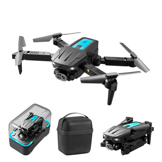 LSRC XT3 Mini WiFi FPV med 4K Dual HD Kamera 3D Undvikande Optical Flow Positioning LED Vikbar RC Drone Quadcopter RTF