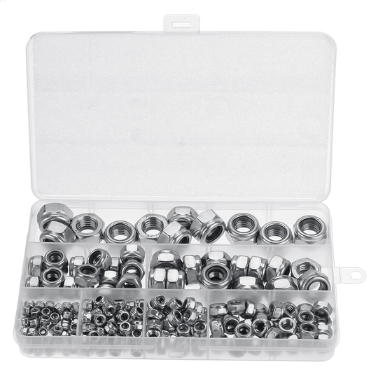 215PCS Nylon Hex Screw Motor Nuts Set Sortiment Kit för FPV RC Drone RC Quadcopter DIY Tillbehör Ersättning Reservdelar