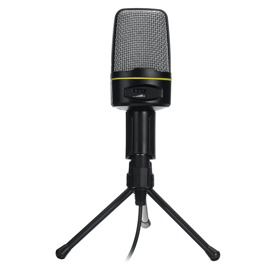Desktop Tripod Microphone Profession för PC Phone YouTube Skype Games Desktop